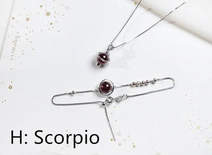 Astrology Birthstone Necklace