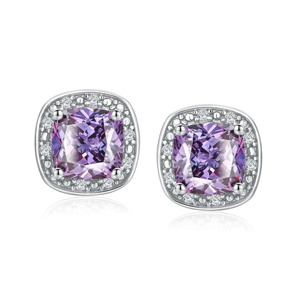 Alexandrite Earrings, 925 Sterling Silver