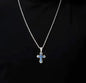 Gothic Big Zircon Cross Necklace