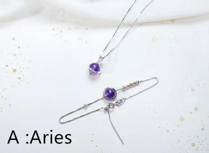 Astrology Birthstone Necklace